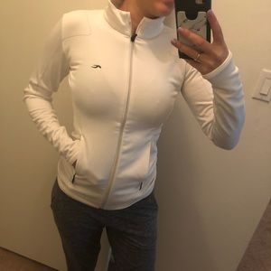 Kjus White Mid/layer zip up